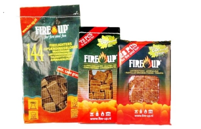 Кубики FireUp для розжига гриля Большое Зеленое Яйцо